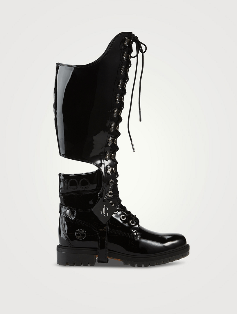 Patent Hiking Boots atelieryuwa.ciao.jp