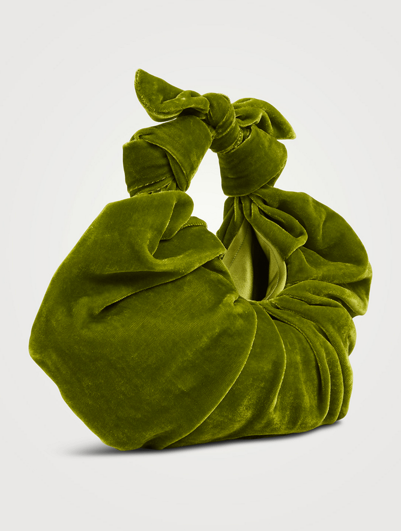 BRONZE AGE Kiku Velvet Croissant Bag Holt Renfrew Canada