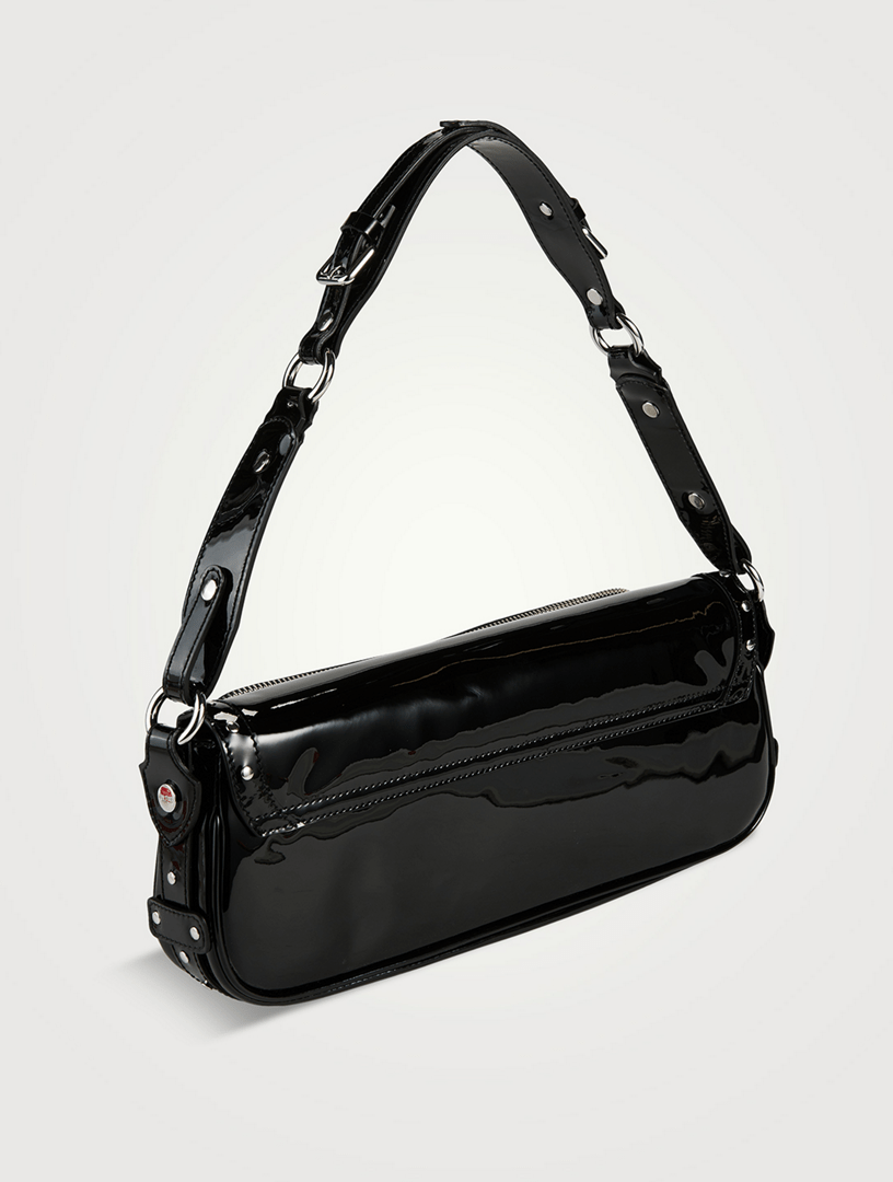 BY FAR Maddy Patent Leather Shoulder Bag Holt Renfrew Canada