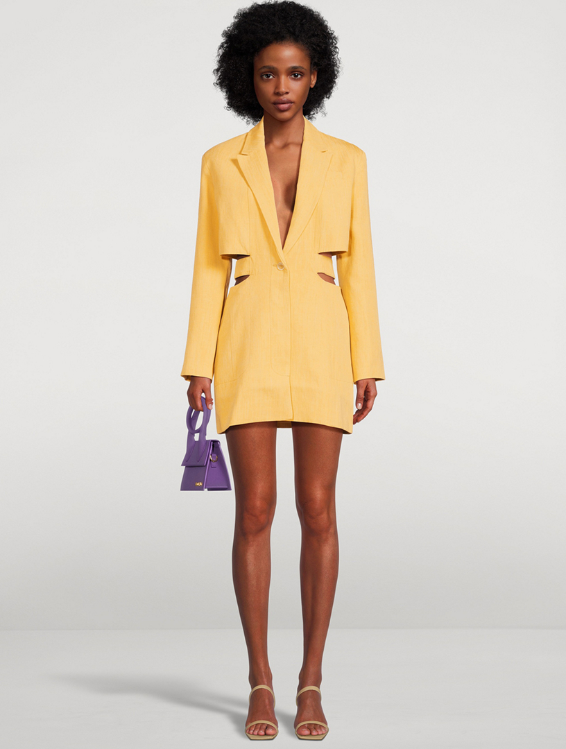 JACQUEMUS La Robe Bari CutOut Blazer Dress Holt Renfrew Canada