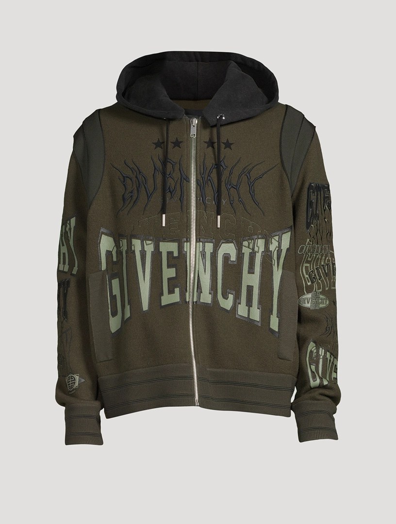 GIVENCHY Wool Bomber Jacket With Hood Holt Renfrew