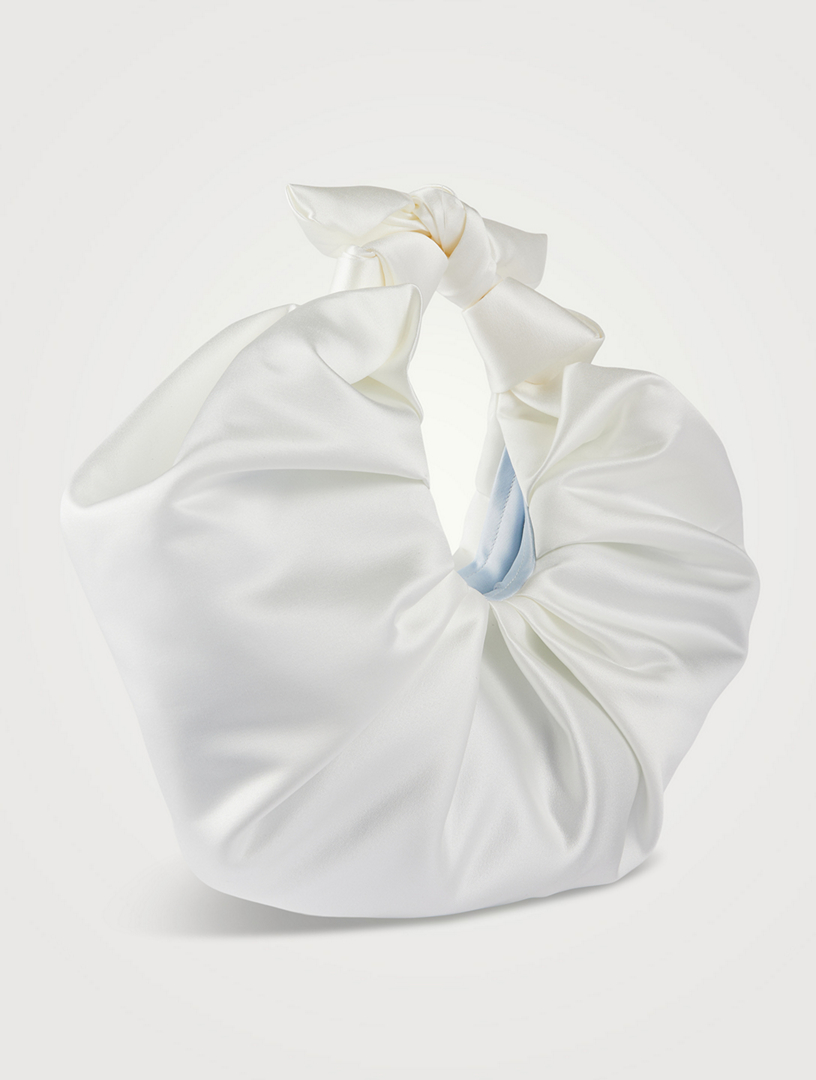 BRONZE AGE Bridal Kiku Satin Croissant Bag Holt Renfrew Canada