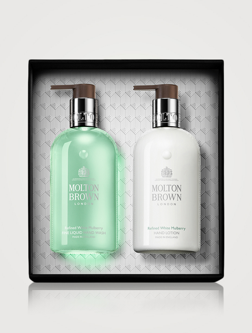 MOLTON BROWN Refined White Mulberry Hand Wash & Lotion Gift Set Holt