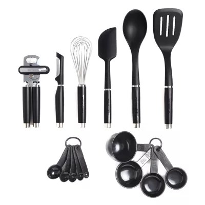 KitchenAid® 15pc. Kitchen Utensil Set, Color Onyx Black JCPenney