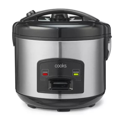 Cooks NonStick Rice Cooker 22309/22309C, Color Stainless Steel JCPenney