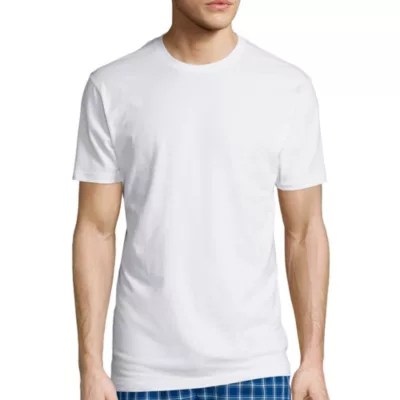 Stafford 3 pk Cotton Stretch Crewneck T Shirts JCPenney