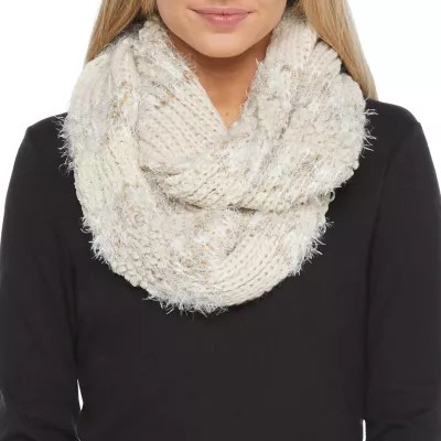 Mixit Mixed Yarn Cold Weather Scarf, Color Beige Multi