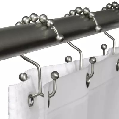 Double Glide Shower Curtain Hooks