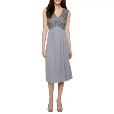 Scarlett Sleeveless Sequin Midi Fit & Flare Dress JCPenney