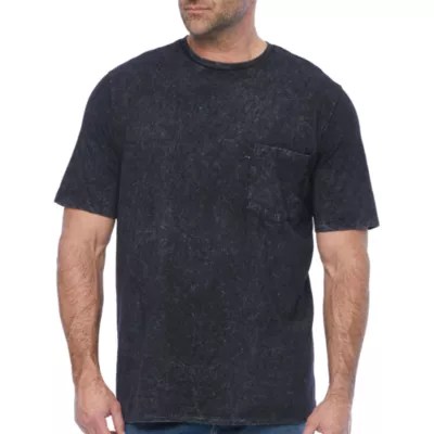 The Foundry Big & Tall Supply Co. Mens Crew Neck Short Sleeve Washed