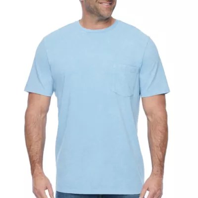 The Foundry Big & Tall Supply Co. Mens Crew Neck Short Sleeve Washed