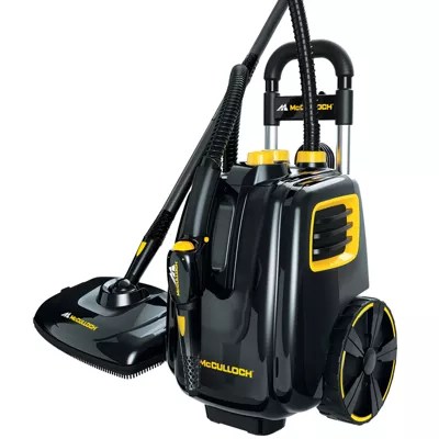 McCulloch® MC1385 Deluxe Canister Steam Cleaner, Color Black/yellow