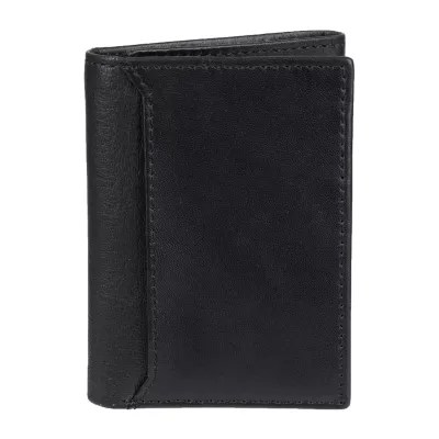 Stafford® RFID Secure Trifold Wallet, Color Black JCPenney