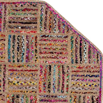 Better Trends Criss Cross Braided Octagonal Rug JCPenney