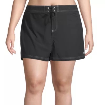 Zeroxposur Board Shorts Swimsuit Bottom Plus, Color Liquorice JCPenney