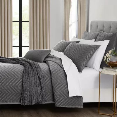 Fieldcrest Luxury Border Stripe 3pc. Comforter Set & Accessories