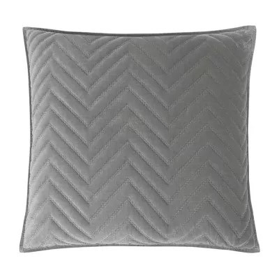 Fieldcrest Luxury Cotton Chevron Velvet Euro Sham JCPenney