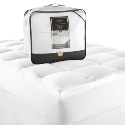 Fieldcrest Luxury Sateen Pillow Top Antimicrobial Fiberbed, Color Bright White JCPenney