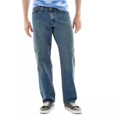 Arizona Basic Loose Straight JeansJCPenney