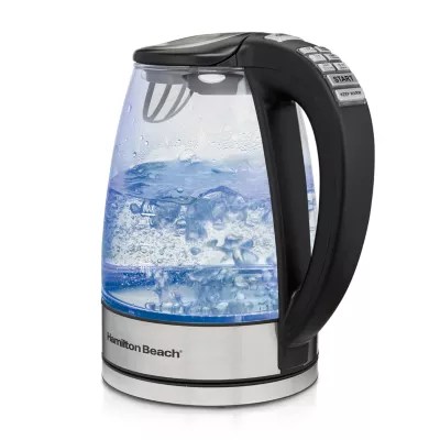 Hamilton Beach® Variable Temperature Glass Electric Kettle 40941, Color