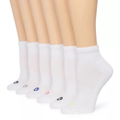 Xersion 6 Pair Quarter Socks Womens JCPenney