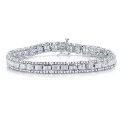 5 CT. T.W. White Diamond 10K White Gold Tennis Bracelet JCPenney