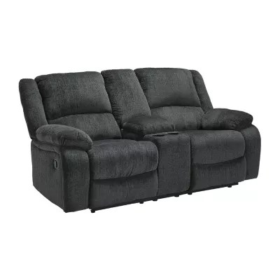 Signature Design by Ashley Dryden Collection PadArm Reclining Loveseat JCPenney