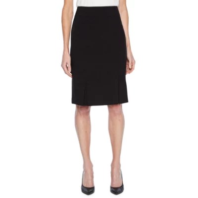 Black Label by EvanPicone Suit Skirt, Color Black JCPenney
