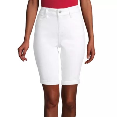St. John's Bay Womens Mid Rise 9 1/2" Bermuda Short JCPenney