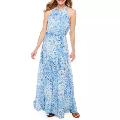 R & K Originals Sleeveless Floral Maxi Dress JCPenney