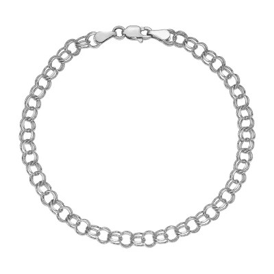 14K White Gold Charm Bracelet JCPenney
