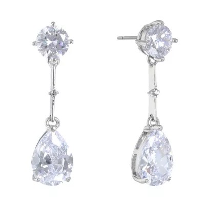 Jewelry The Bridal Collection Drop Earrings, Color White JCPenney