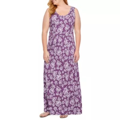 St. John's Bay Sleeveless Maxi DressPlus JCPenney