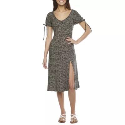 Arizona Short Sleeve Babydoll Dress Juniors JCPenney