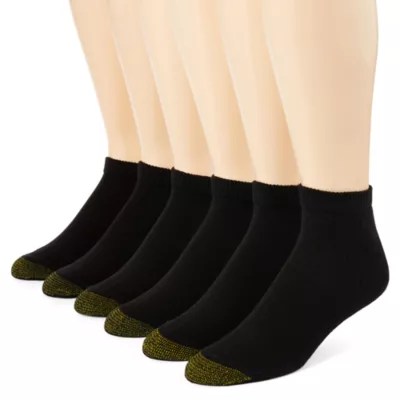 Gold Toe 6 pk Quarter Socks Big & Tall