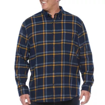 The Foundry Big & Tall Supply Co. Big and Tall Mens Long Sleeve Flannel