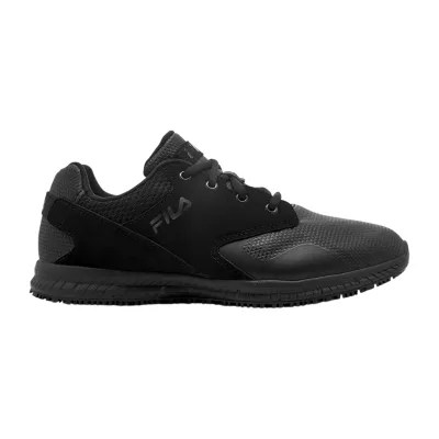 Fila Memory Layers Slip Resistant Mens Walking Shoes Wide Width, Color Black JCPenney