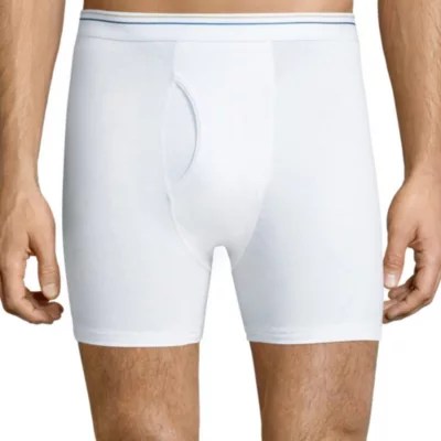 Stafford Blended Cotton 4 Pk Boxer Briefs JCPenney