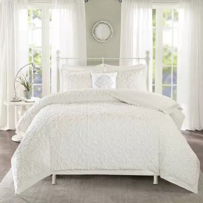 Madison Park Sarah Cotton Chenille 4pc. Comforter SetJCPenney