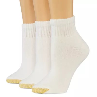 GoldToe® 3pk. Ultra Tec Quarter Socks JCPenney