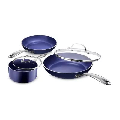 Granite Stone 5pc. Aluminum Dishwasher Safe NonStick Cookware Set