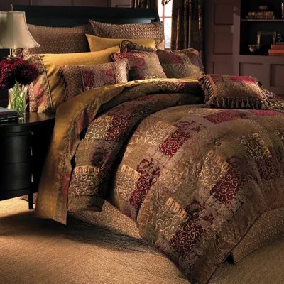 Croscill Classics Catalina Brown 4 Pc Chenille Comforter Set Croscill Classics&reg; Catalina Red 4pc. Chenille Comforter SetJCPenney