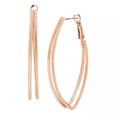 Bold Elements 2 1 4 Inch Hoop Earrings Jcpenney