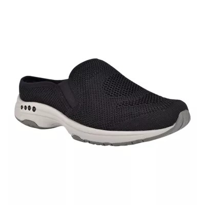Easy Spirit Womens Take Knit Mules, Color Black JCPenney