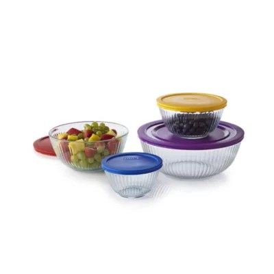 Pyrex® 8pc. Sculptured Mixing Bowl Set, Color Multi JCPenney