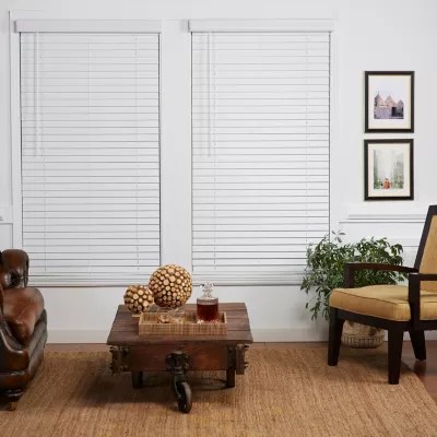 CuttoWidth 2" Cordless FauxWood BlindsJCPenney