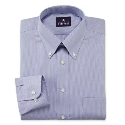 Stafford® Travel Performance Pinpoint Oxford Dress ShirtJCPenney
