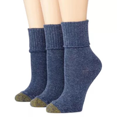 GoldToe® 3pk. Bermuda Casual Socks JCPenney