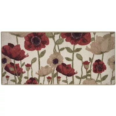 Floral Couture Kitchen Rectangular Rugs, Color Red Orange JCPenney