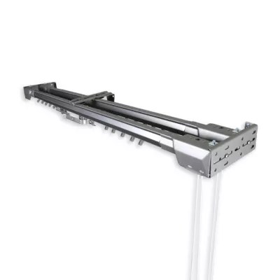 Rod Desyne Center Open Double Traverse Adjustable Curtain Rod, Color Silver JCPenney